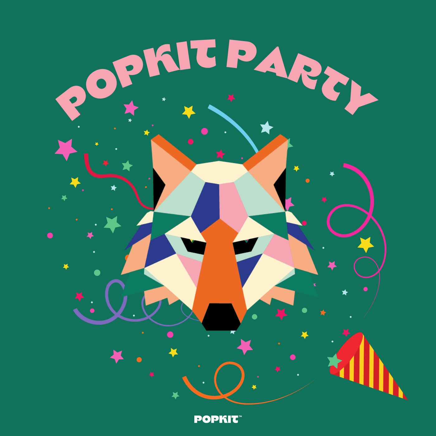 Fox Party Kit Design Studio - PEEL OFF PRINT CO