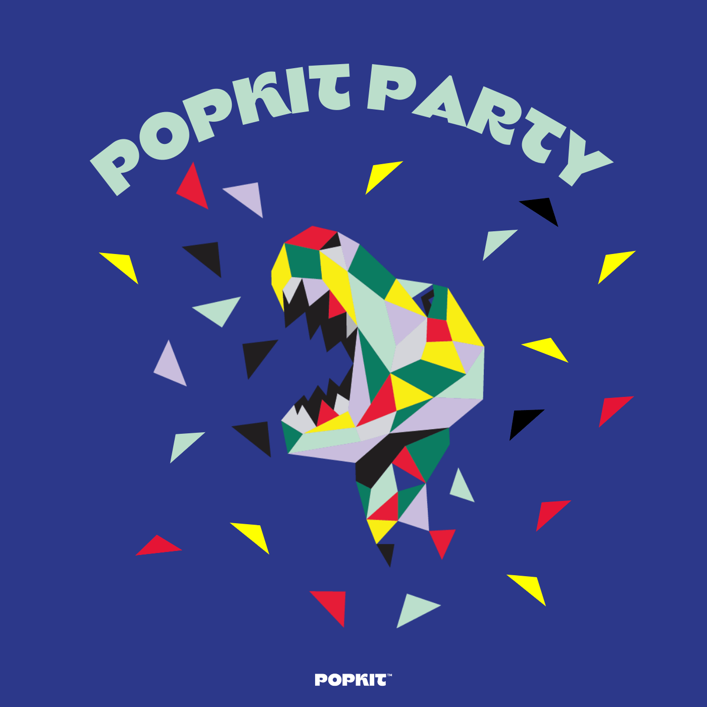 Dinosaur Party Kit Design Studio - PEEL OFF PRINT CO