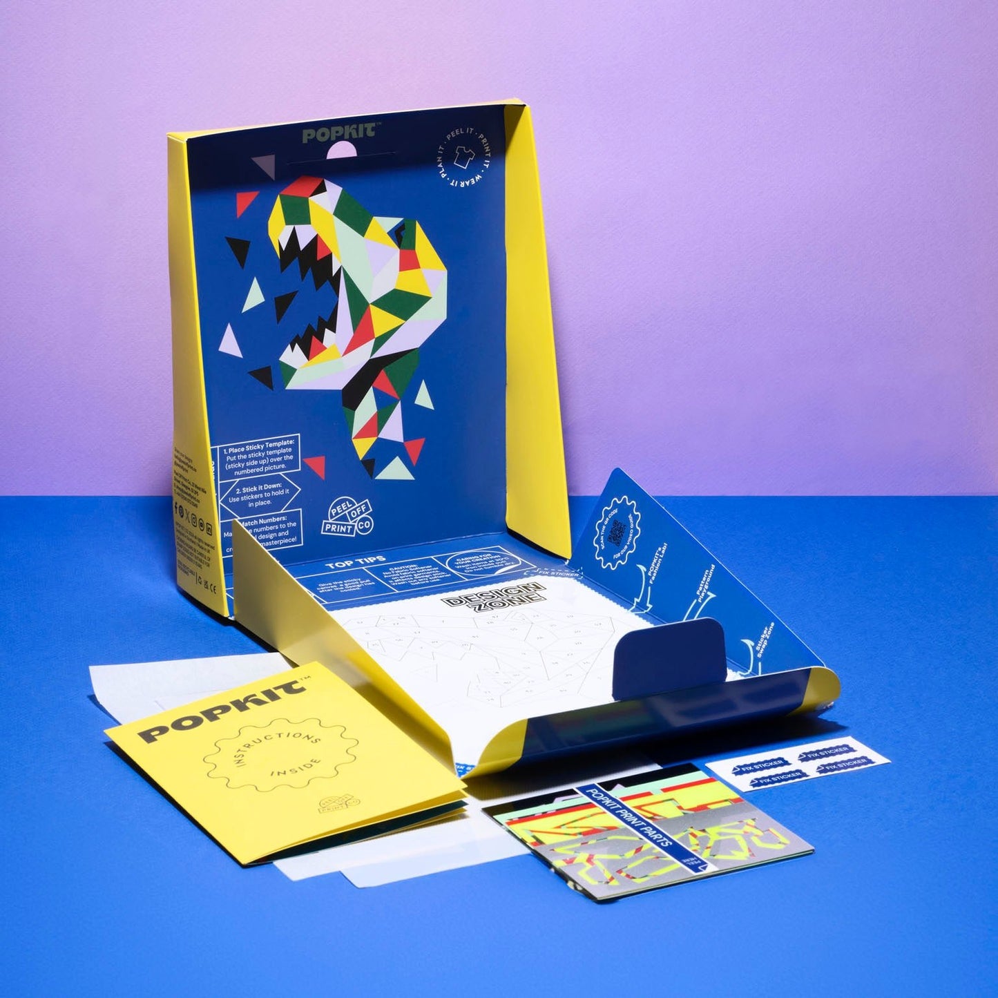 Dinosaur POPKIT Design Studio - PEEL OFF PRINT CO
