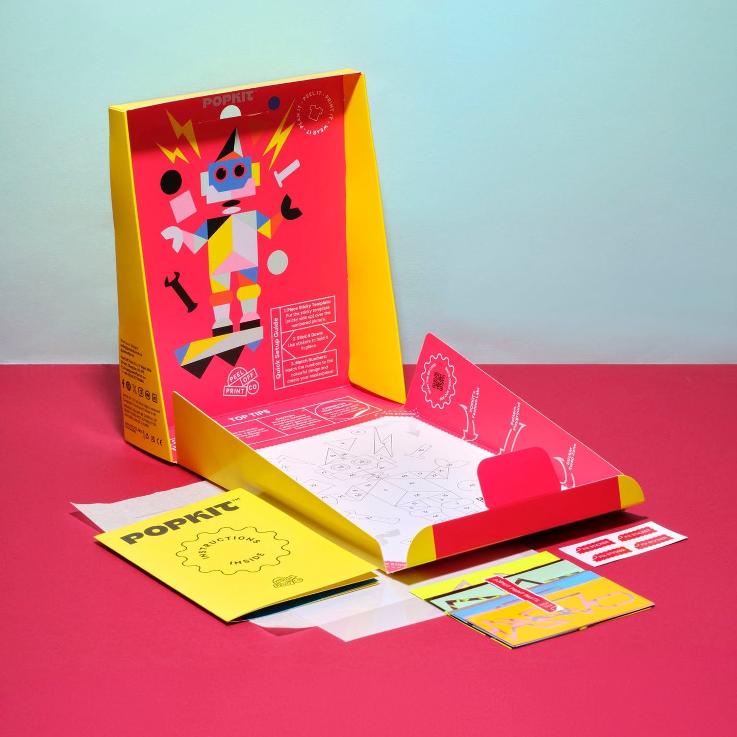 Robot POPKIT Design Studio - PEEL OFF PRINT CO