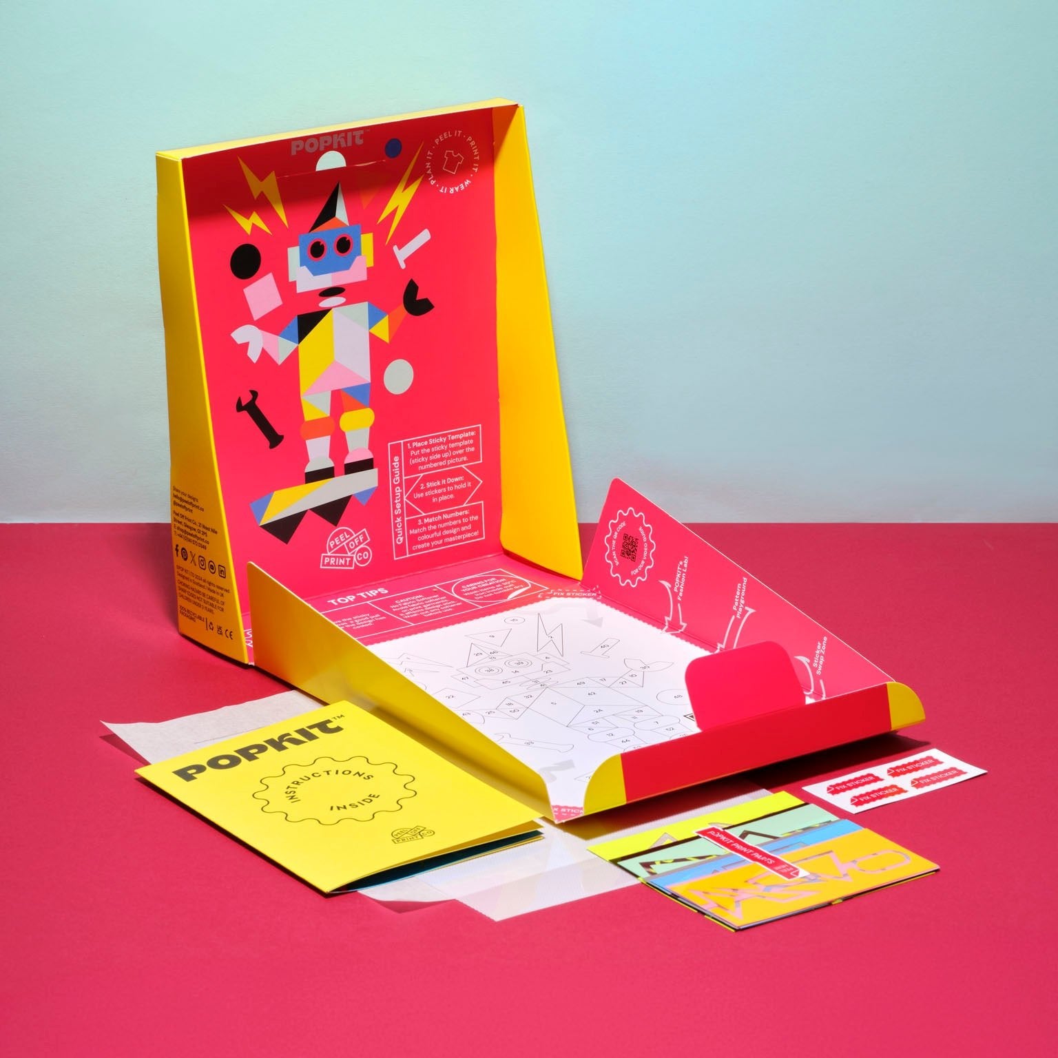 Robot POPKIT Design Studio - PEEL OFF PRINT CO